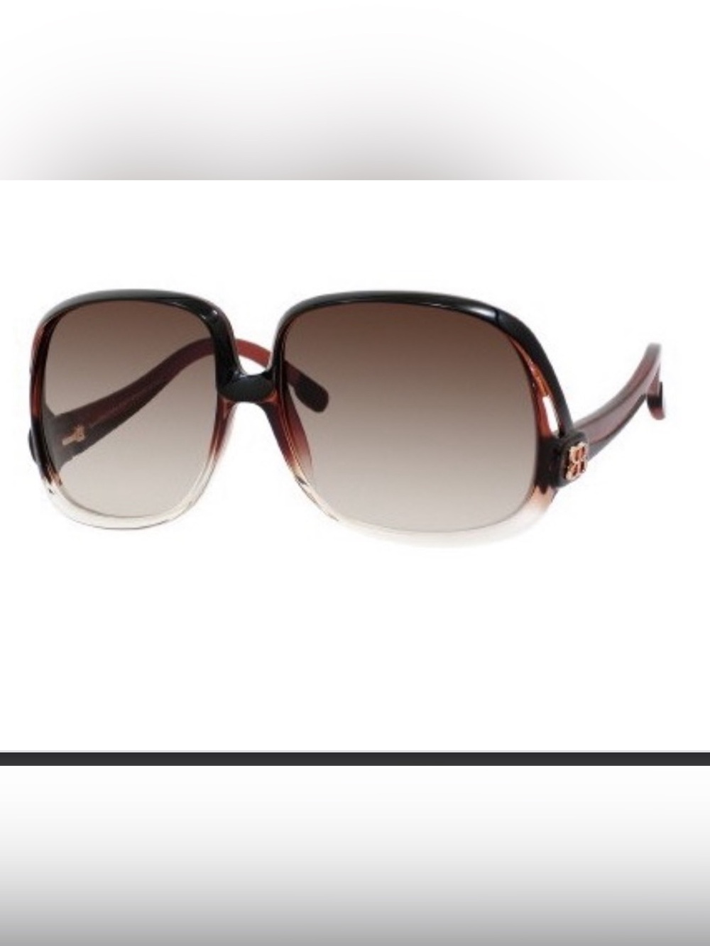 Women's Balenciaga oversized Gradient Brown Sunglasses